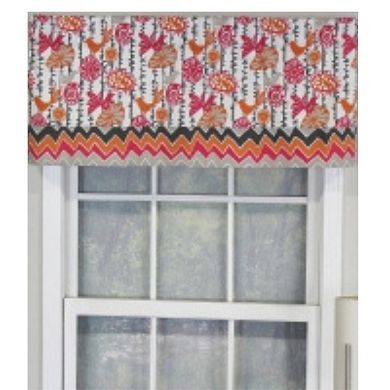 Merangerie Banded Style All Season Valance 3" Rod Pocket