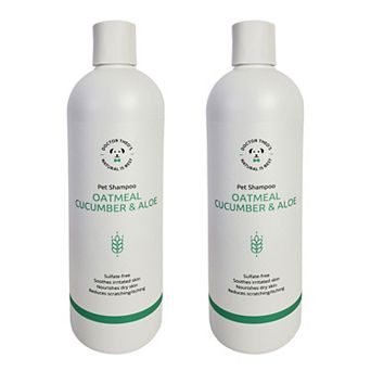 Dr. Theo's Dog Shampoo - Oatmeal, Cucumber & Aloe - 16 oz (2-Pack)