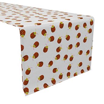 Table Runner, 100% Cotton, 16x72", Pineapple Drinks