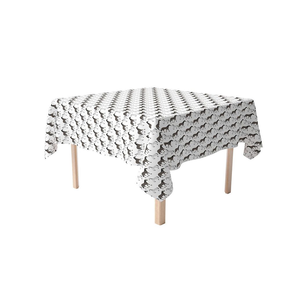 Square Tablecloth, 100% Cotton, 60x60