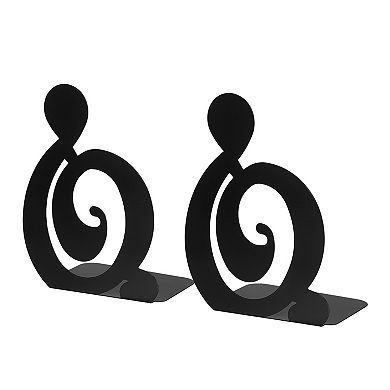 Musical Note Shaped Bookend for Home Office Stationery Storage
