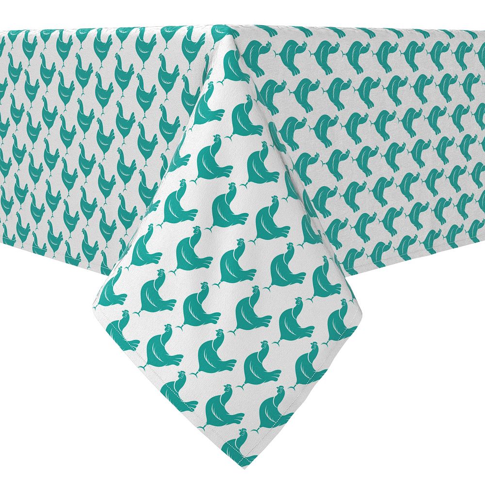 Square Tablecloth, 100% Cotton, 60x60