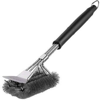 Zulay Kitchen Grill Brush and Grill Scraper