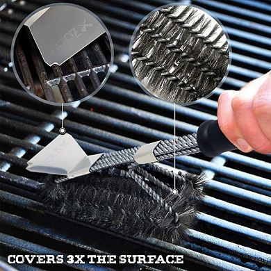Zulay Kitchen Grill Brush and Grill Scraper
