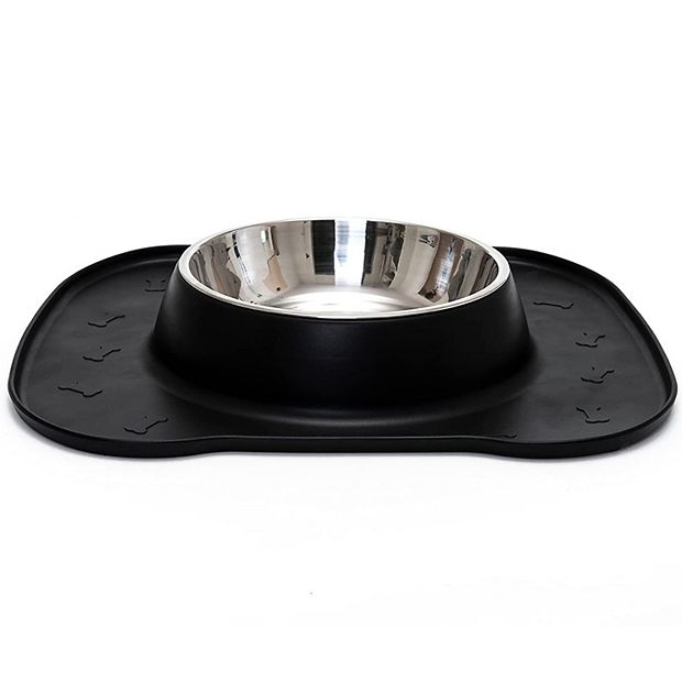 Silicone Dog Bowl Mat with Anti-Skid Feature