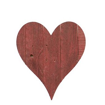 Rustic Farmhouse 6 in Reclaimed Wooden Heart