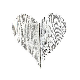Rustic Farmhouse 6 in Reclaimed Wooden Heart