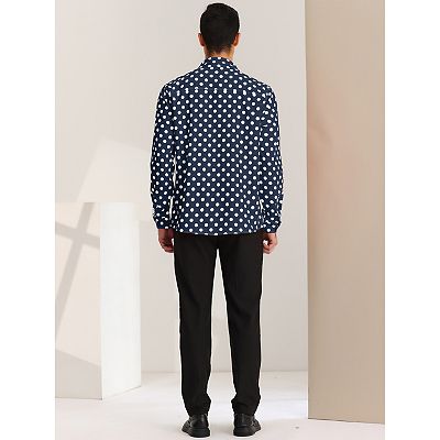 blue cheese dressing gluten Hommegirls Women's Polka Dot Swing Coat - Blue
