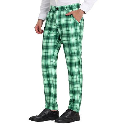 Plaid work pants hotsell