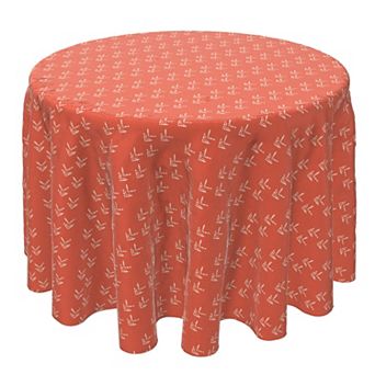 Round Tablecloth, 100% Cotton, 60 Round", Grunge Texture