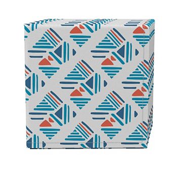 Napkin Set of 4, 100% Cotton, 20x20", Modern Lines Pattern