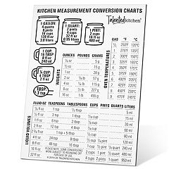 Kitchen Conversion Chart Measurements for Food.Measuring  Weight,Liquid,Temperature.Kitchen Guide.Meat Temperature. - Kitchen  Conversion Chart Measurements - Magnet