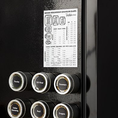 Kitchen Conversion Chart Magnet, Metric Conversion For Cooking, Baking (5x7 In)