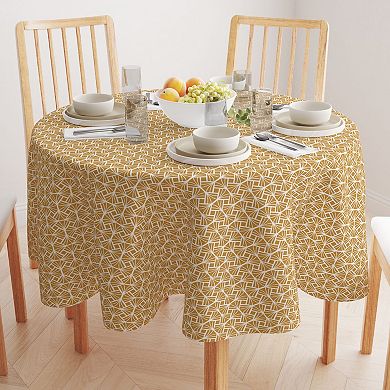 Round Tablecloth, 100% Cotton, 60 Round", Diamond Art Deco