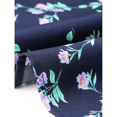 Plus Size Top for Women Floral Blouse Sleeveless Tank Tops