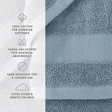 Urban Loft's 4 Pack Towels 100% Cotton Home Bathroom Essentials