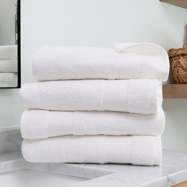 Urban Loft's 4 Pack Towels 100 Cotton Home Bathroom Essentials