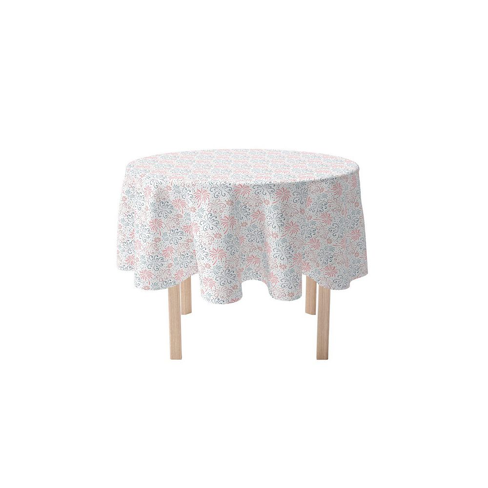 Round Tablecloth, 100% Cotton, 60 Round