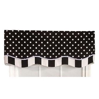 Glory Valance Dotty Style High Quality Modern Design 3" Rod Pocket
