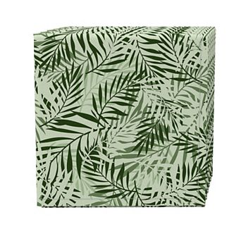 Napkin Set of 4, 100% Cotton, 20x20", Jungle Leaves