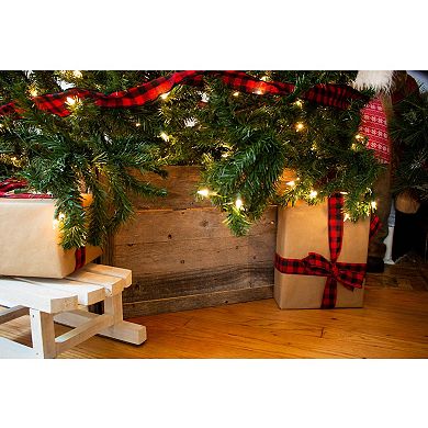 Rustic Farmhouse 22.5" x 14.5" Reclaimed Wooden Christmas Tree Box Collar