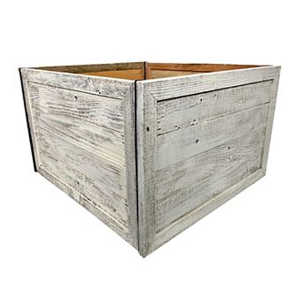 Rustic Farmhouse 22.5" x 14.5" Reclaimed Wooden Christmas Tree Box Collar