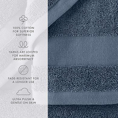 Urban Loft's 6 Pack Bath Towels 100% Cotton Home Bathroom Essentials