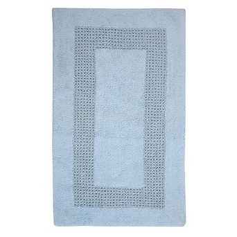 Best Quality Cotton Bath Rug Features All Season Classic Racetrack Design Rug