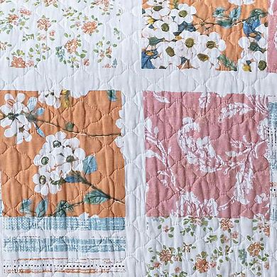 Everly Shabby Chic Style Floral Design All Season Best Quality Quilt Set