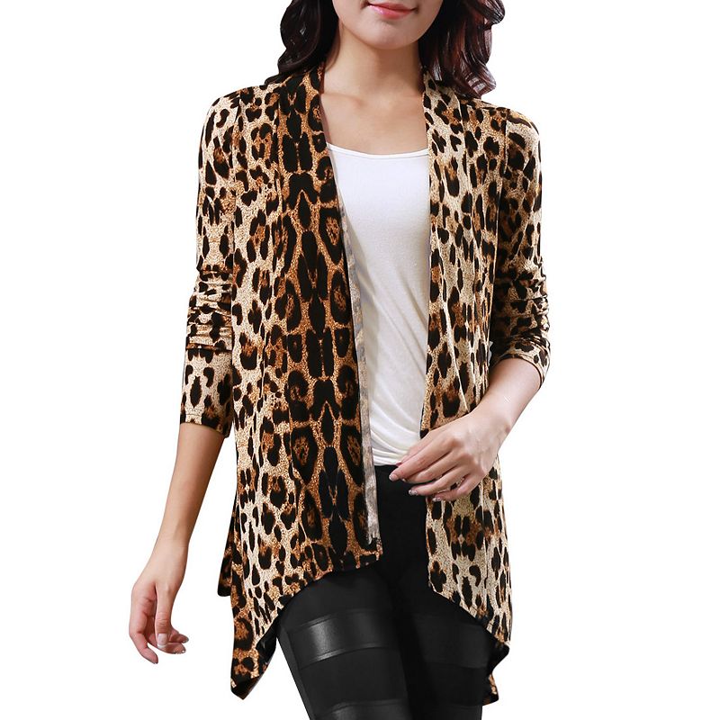 Kohls leopard clearance cardigan