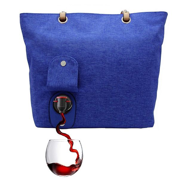 Wine tote with discount spout