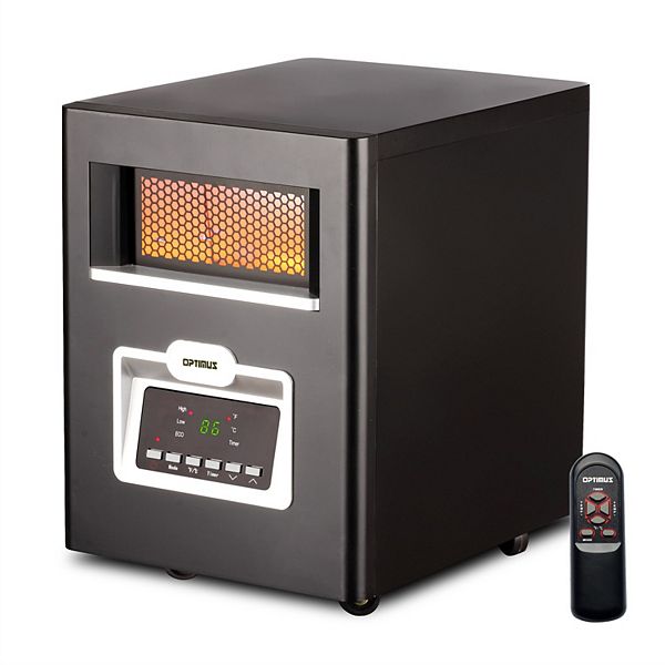 Optimus Infrared Quartz Heater with Remote & LED Display