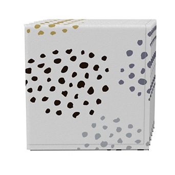 Napkin Set of 4, 100% Cotton, 20x20", Ink Dots Allover