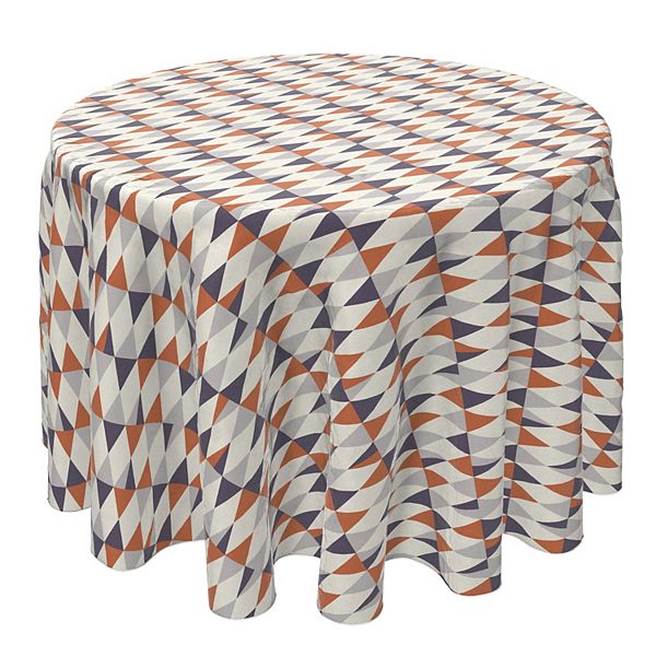 Round Tablecloth, 100% Cotton, 60 Round