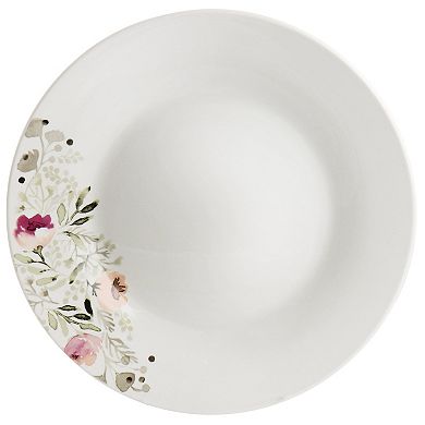 Gibson Home Lily Garden Ceramic 12 Piece Dinnerware Set