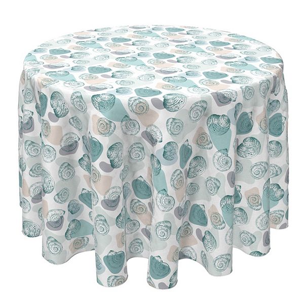 Round Tablecloth, 100 Cotton, 60 Round", Trendy Shells