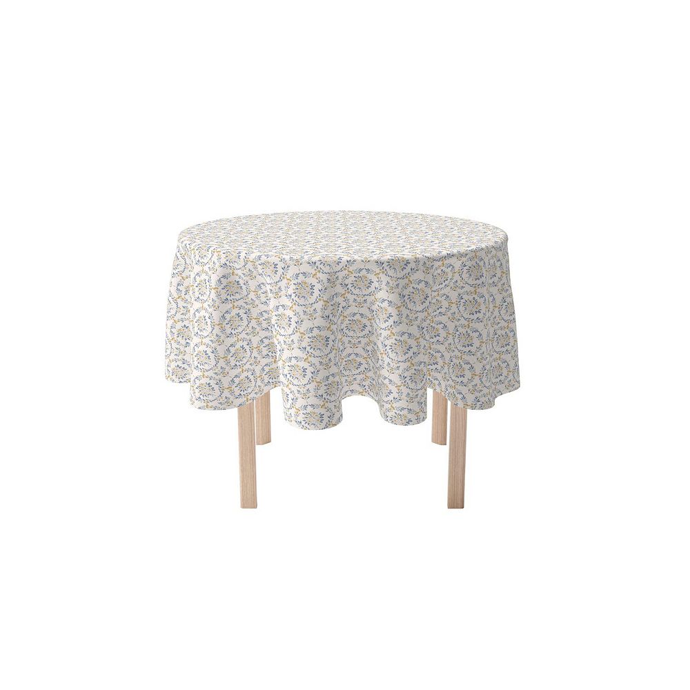 Round Tablecloth, 100% Cotton, 60 Round