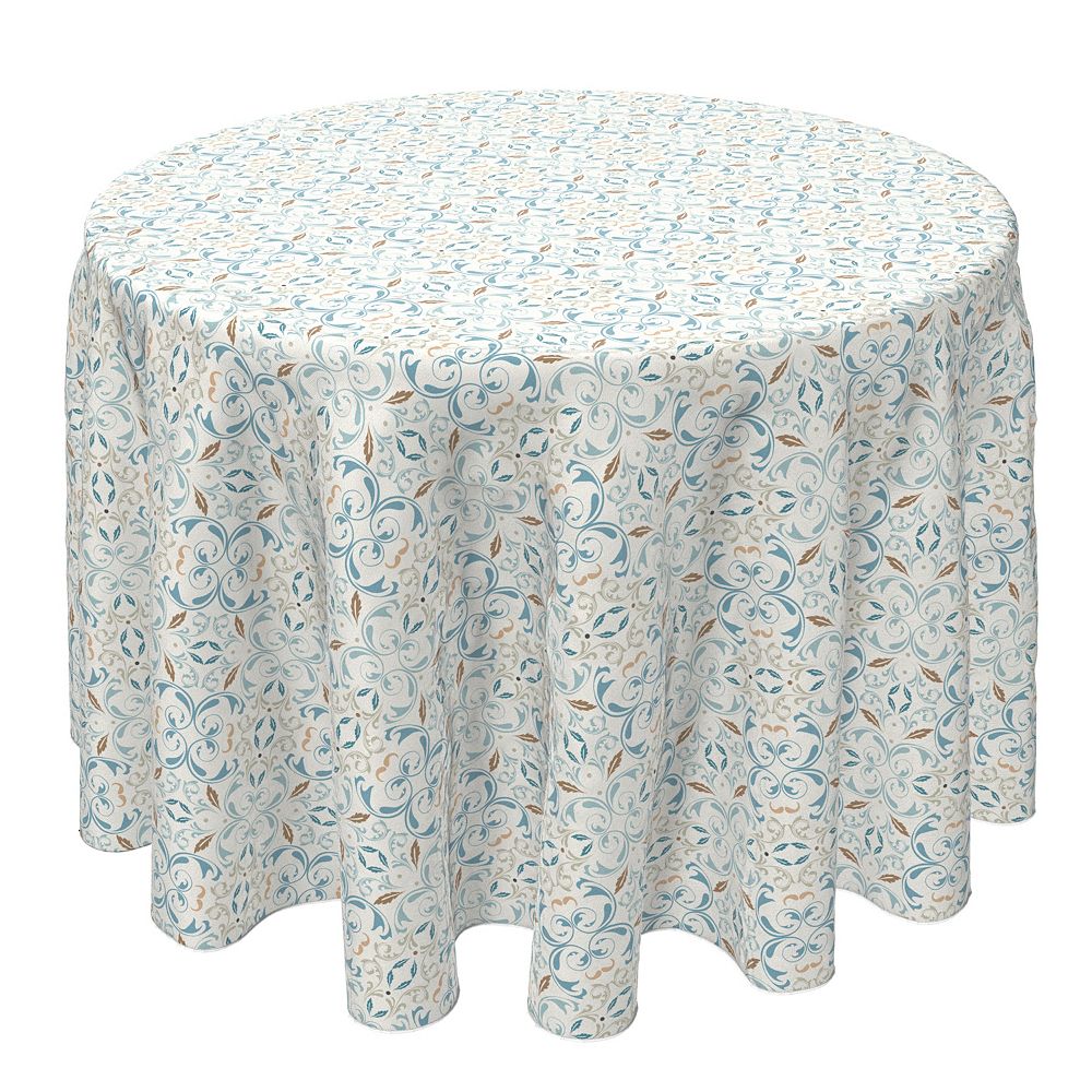 Round Tablecloth, 100% Cotton, 60 Round