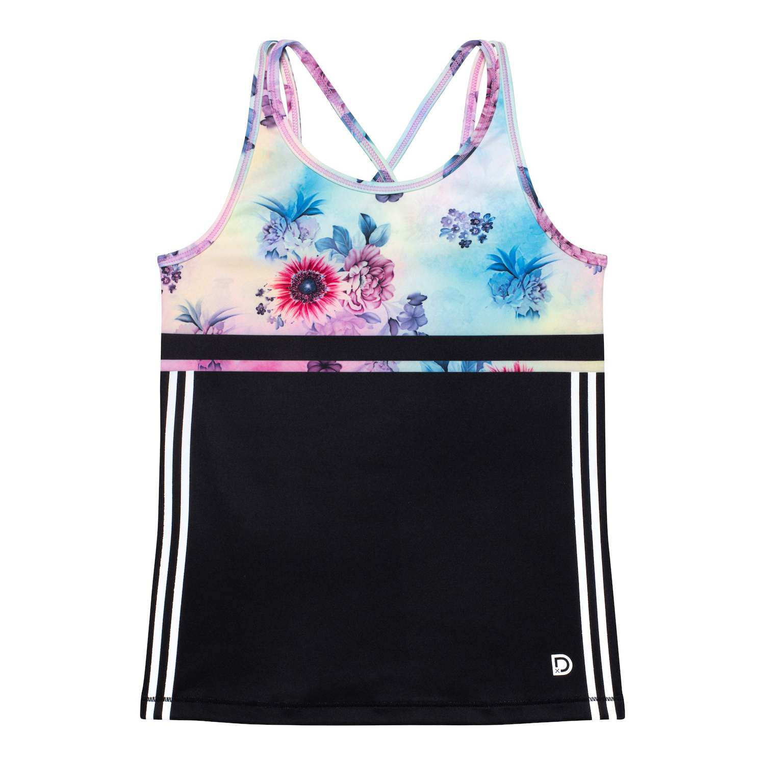 Chicago White Sox FOCO Floral Reversible Mesh Tank Top - Black