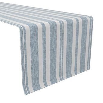 Table Runner, 100% Cotton, 16x90", Country House Stripe