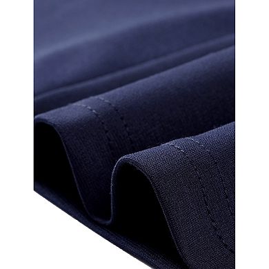 Women's Vintage Cap Sleeve Belted Square Neck Sheath Dress