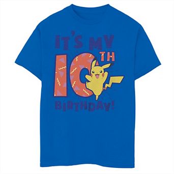 Boys Pokémon Pikachu "It's My 10th Birthday" Tee