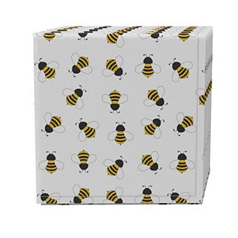 Napkin Set of 4, 100% Cotton, 20x20", Bumble Bees Flying