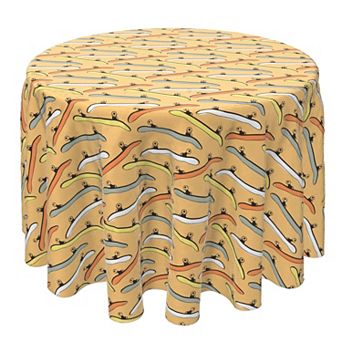 Round Tablecloth, 100% Cotton, 60 Round", Skateboard Graphics