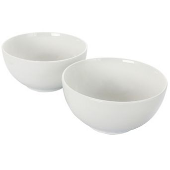 Gibson Home 2 pc 7 Inch Ceramic All-Purpose Round Bowl Set