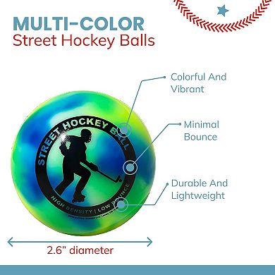 Warrior Street Hockey Balls - 3 Pack - Soft - Orange 3
