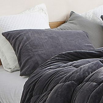 Softy Smooth - Coma Inducer® Standard Sham - Bunny Black