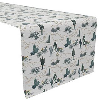 Table Runner, 100% Cotton, 16x90", Canyon Design