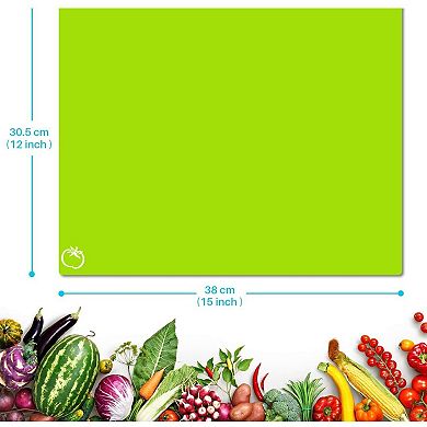 Zulay Kitchen Extra Thick Plastic Cutting Boards for Kitchen