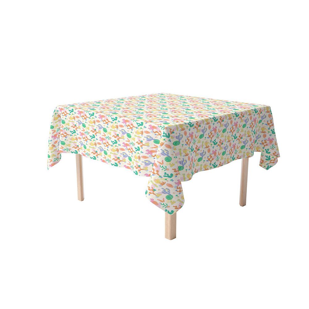 Square Tablecloth, 100% Cotton, 60x60